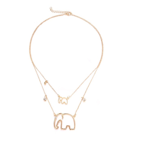 Elephant gold necklace - Picture 4 of 4